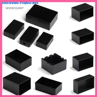 UOIGXO SHOP สีดำ DIY พลาสติก ABS กล่องใส่ของ โครงการฝาครอบกันน้ำ กล่องใส่เครื่องมือ กล่องโครงการอิเล