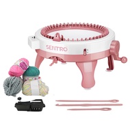 NantFun 【คลังสินค้าในพื้นที่ + COD】 Knitting Machine 48 Needles Knitting Loom Machine with Row Count