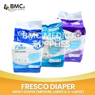 Fresco Diaper Adult Diaper (Medium,Large & X-Large) Tape Type