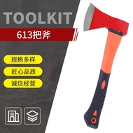 Manufacturer Supply Logging Fire Climbing Axe 600g Woodworking Hand Axe Outdoor 613 Steel Axe Garden
