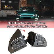 1Pair Car Multi-Function Steering Wheel Button Switch MFD for Golf MK6 Tiguan Jetta MK6 EOS 5C0959537A,5C0959538B Parts Accessories