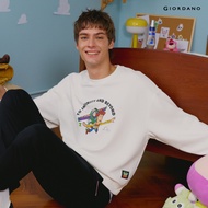 Giordano Mens Comfy Stretch Interlock Sweatshirt (Toy Story) 01095627001 เสื้อแขนยาวผู้ชาย เสื้อจิออ