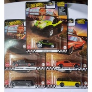 Hotwheels Premium Boulevard Porsche 911,Bugatti Chiron, Mustang Boss 302,Datsun 510 Wagon, Meyers Ma