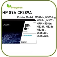 Evergreen HP 89A CF289A LaseJet Toner Cartridge 89A Black - M507dn M507x M507n M507x M258f M258c M25