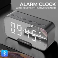 Bannixing Alarm Clock with Bluetooth Active Speaker TF AUX FM - D-88E