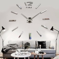 DIY 3D Mirror Acrylic Sticker Wall Clock High Quality Big Size Modern Drawing Room Mirror Wall Clock