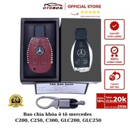 Mercedes C200, C250, C300, GLC200, GLC250 leather car key case OTOBOX scratch-resistant car key cove