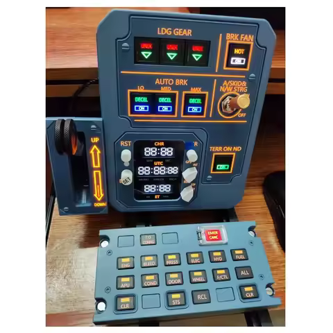 WINWING 32 ECAM Flight Simulation game control panel /WW 32 AGP Metal Automatic Braking Takeoff Land