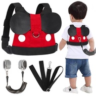 Accmor Toddler Leash Harness, Child Harness Baby Leash + Anti-Lost Wrist Link, Cute Kids Harness wit