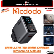 1Yr Warranty】 MCDODO CH 5590  Gana Ultra 70W Supports SFC 3.0 Smart Charger with Color Display Smart