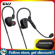 CVJ Assassin Earphones Add Faaeal PU Square Storage Box 1BA+1DD+1 Vibration Earbuds With Detachable