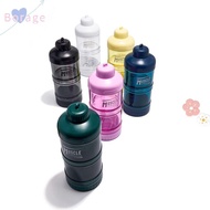BORRAONE Protein Powder Box, Portable Plastic Funnel Fitness Supplement Bottle, Durable Layered Stor