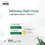 Night Cream Whitening Alpha Arbutin