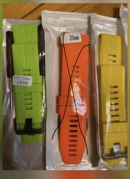 Garmin 佳明Fenix 6X/Fenix 5XP/ Fenix 5X/Fenix 3 /Fenix 3HR/MK1/D2 silicone strap快拆quick release錶帶