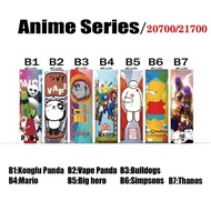 20700/21700 Battery PVC Skin Sticker Shrinkable Wrap Cover Sleeve Heat Shrink for Batteries Wrapper