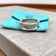 3折 Tiffany & Co. logo sliver ring 1837系列純銀闊版戒指