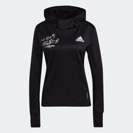 adidas วิ่ง เสื้อฮู้ดสำหรับวิ่ง adidas Signature ผู้หญิง สีดำ H45367