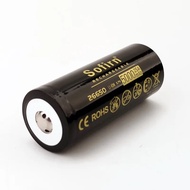 Sofirn 26650 5000mah 3.7v bateri boleh dicas semula 5000mAh 26650 kapasiti tinggi dan prestasi tingg