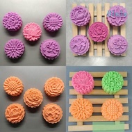 Blala Moon Cake Mould Mid Autumn Festival Cookie Cutter Flower Cake Moon Stamps
