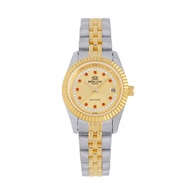 Roscani Women Silver Gold Plated Stainless-Steel Authentic Watch BL 498729
