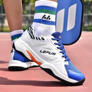 Breathable Men’s Tennis Shoes Women Lace-up Athletic Training Shoes Mesh Badminton Non-slip Gym Snea
