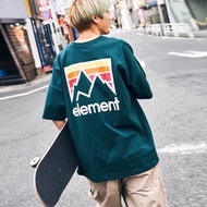 American Street Wear Men Women ELEMENT Skateboard Short Sleeve T-Shirt
