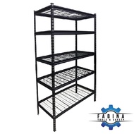 Kệ đa năng 5 tầng màu đen tấm lưới ngang 107cm CSPS