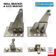 WALL BRACKET + GATE BRACKET SET ( 304 STAINLESS STEEL ) FOR OAE AUTO GATE / AUTOGATE SYSTEM