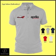 CODPolo T Shirt Aprilia Racing AF1Racing Logo Sulam Sport Racer Motorsport Team Sportswear Streetwea