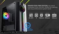 CASING PC VURRION DRAGON EYES BLACK M-ATX ABS CASE CPU / CASE06-VUR