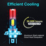 【MR HOT】Motorcycle LED H4 H6 BA20D COB Chips H7 H6 BA20D H4 P15D RGB Scooter Light