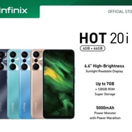 Infinix Hot 20i 4/64GB – Up to7 GB Extended RAM – Helio G25 - 6.6” HD+