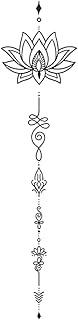 Cool Tattoos,Lotus HC-HL-005,Lotus Tattoos,Lasts 1-2 Weeks,Real Tattoo Look,Resilience,Water-Resista
