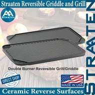 Straaten Chefs Design 50.8 cm x 27.3 cm Range Top Reversible Griddle/Grill (Black)