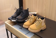 COD [Ready Stock] Children's fashion boots boys side zipper fashion Martin boots girls British fashion soft-soled boots，kids boots，kids shoes for boy，girls martin boots