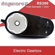 DAGMARC Electric Gearbox, Gearbox 6V/12V RS390 Replacement Motor, Kids Gifts Hole Diameter 1.2cm Car