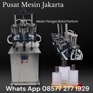 MESIN FILLING PENGISI CAIRAN BOTOL PARFUM 4 NOZZLE OTOMATIS
