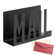 Desk Document Organizer with Metal Cutout | Mail Organizer | Desktop Metal Mail Stand