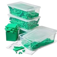 Hand2mind Green Foam Base Ten Blocks Complete Set,