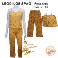 Terno Leggings/Pajama Spaghetti Set for women assorted design Best pambahay sleepwear