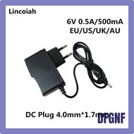 DFGNF 1pcs 6V 0.5A 500MA 4W AC DC Power Supply Adapter Charger For OMRON I-C10 M4-I M2 M3 M5-I M7 M10 M6 M6W Blood Pressure Monitor CVBSF