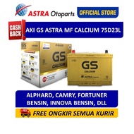 Aki GS ASTRA Calcium 75D23L Mobil Camry Fortuner Alphard Innova