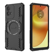 Motorola Moto G34 Case Silicone Hard Plastic Armor Cover Moto G34 G75 G86 Power MotoG34 Shockproof P
