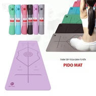 [Free Bag] High-Quality 5mm Routing PIDO Rubber Yoga Mat