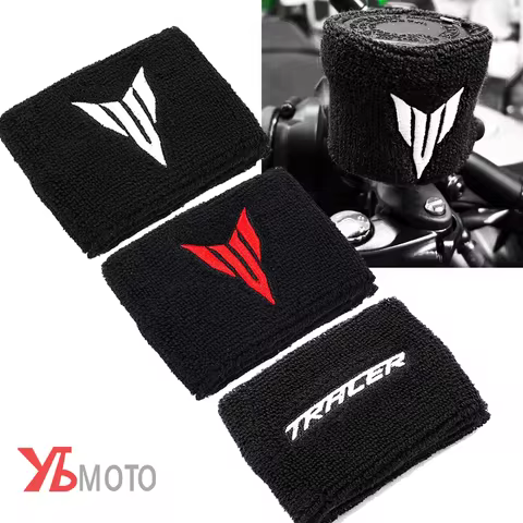 For YAMAHA MT07 MT09 TRACER 9 GT tracer9gt MT10 Accessories Brake Fluid Reservoir Cover Elastic Cuff