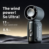 Pocket Fan 100/199Speed Turbo Handheld Fan Rechargeable Mini Cooling Fan Adjustable Pocket Fan for O