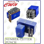 ALPHABET A-Z 0-9 LETTER NUMBER NOMBOR PUNCH PUNCHES PLATE BOARD METAL BESI STAMP CHOP SATAGOOD SATA 