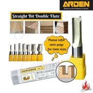 ARDEN Taiwan Router Bits Slotted Knife Metric Straight Bit Double Flute