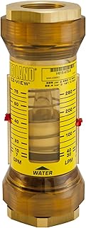 Hedland H617-675-R EZ-View Flowmeter With Sensor, Polyphenylsulfone, For Use With Water, 30.0 to 280