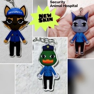 GANTUNGAN Keychain Security Skin Animal Hospital Keychain Animal Hospital